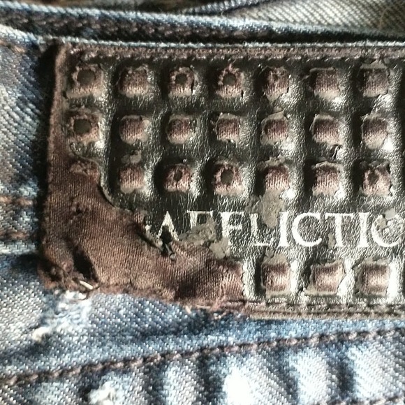 Affliction - 'COOPER Relaxed Boot' Jeans 34R - Picture 6 of 9